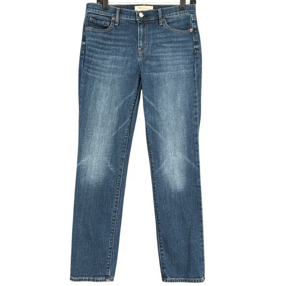 Gap 1969 Real Straight Blue Faded‎ Wash Classic Jeans Womens Size 29 Short - Picture 1 of 8
